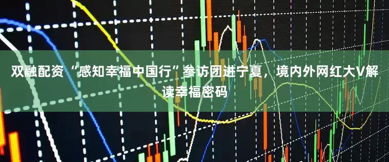 双融配资 “感知幸福中国行”参访团进宁夏，境内外网红大V解读幸福密码